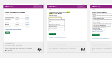 Patterns and questions to collect personal information